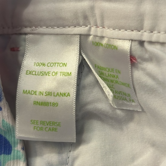 Women’s Lilly Pulitzer Chipper Bermuda Pink Pout Barefoot Princess Shorts Sz 12 - Picture 7 of 7